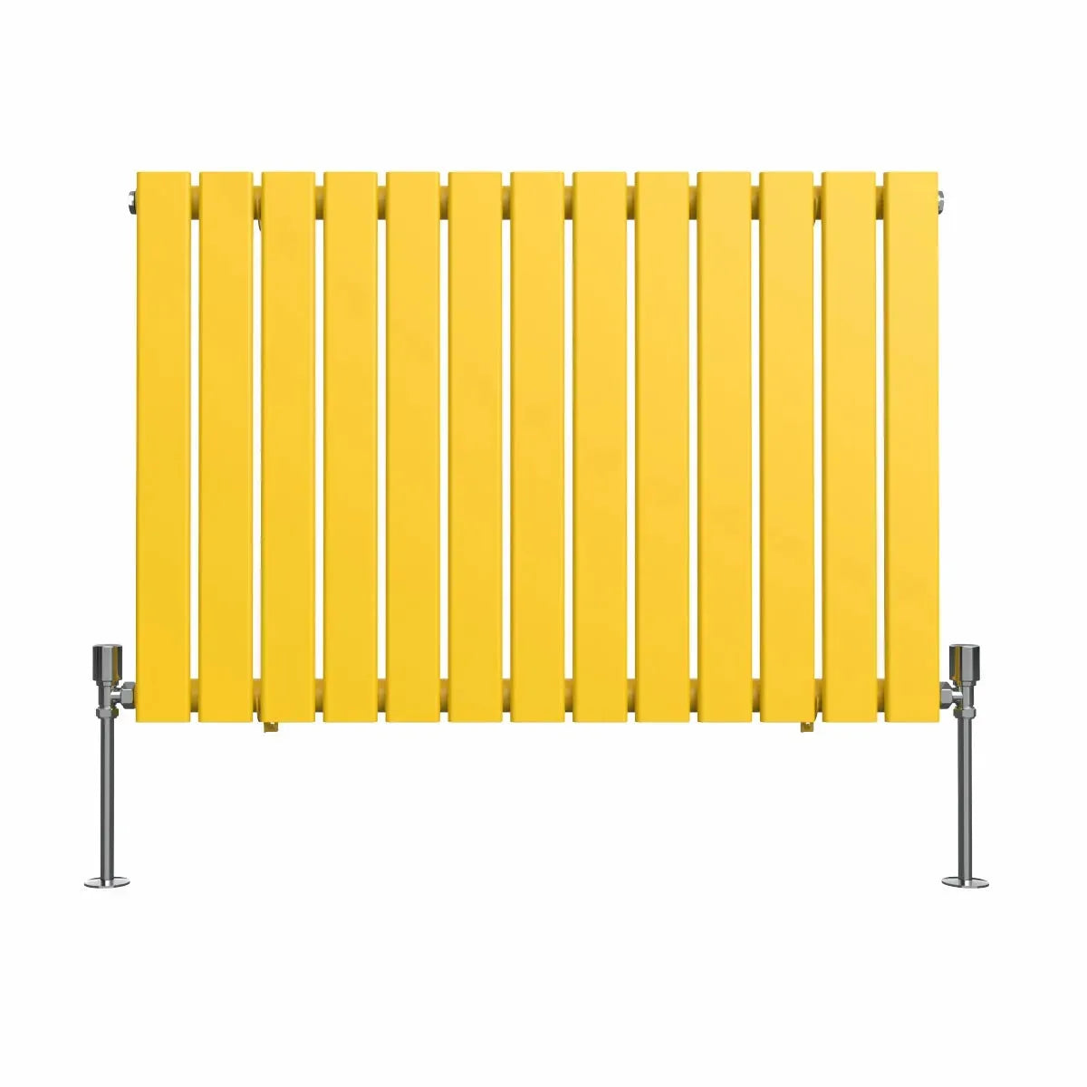 San Remo - Modern horizontal flat panel radiator zinc yellow