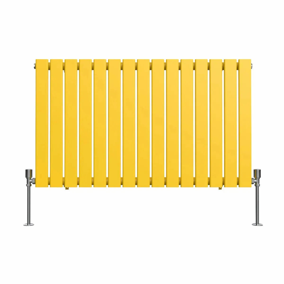 San Remo - Modern horizontal flat panel radiator zinc yellow