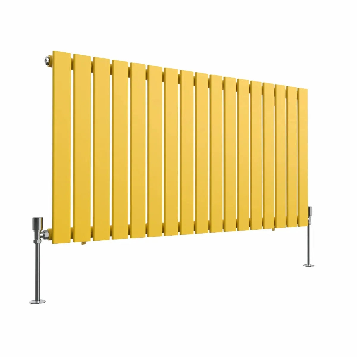 San Remo - Modern horizontal flat panel radiator zinc yellow