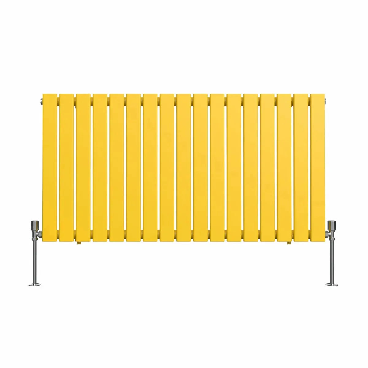 San Remo - Modern horizontal flat panel radiator zinc yellow