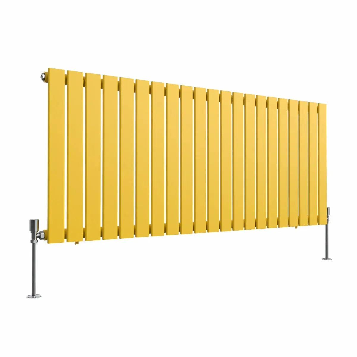 San Remo - Modern horizontal flat panel radiator zinc yellow