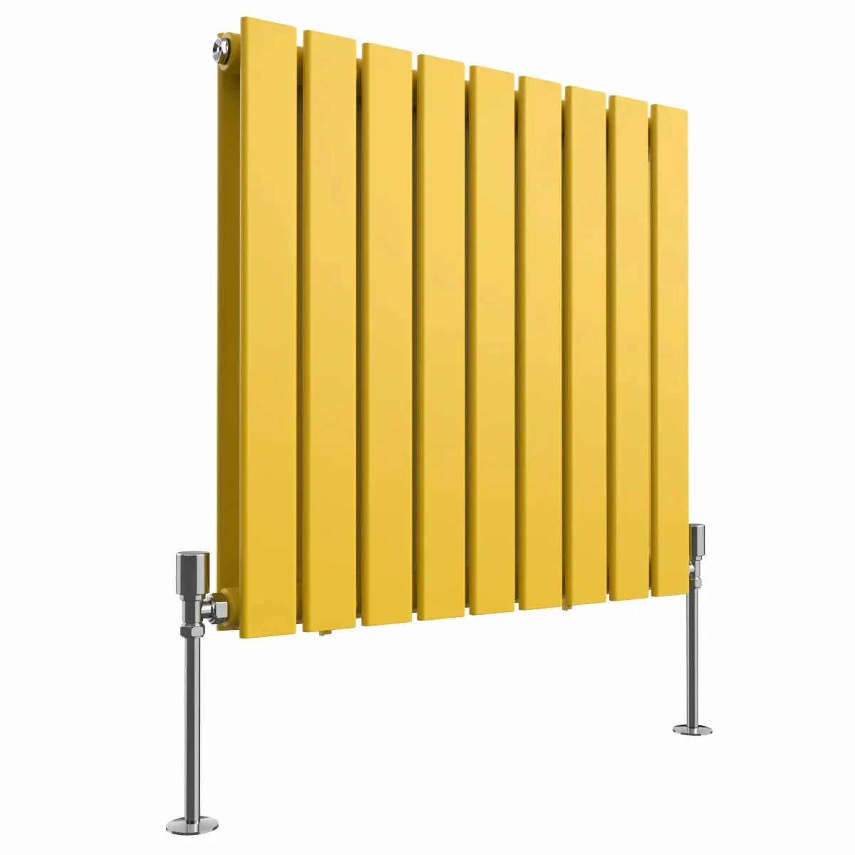 San Remo - Modern horizontal flat panel radiator zinc yellow