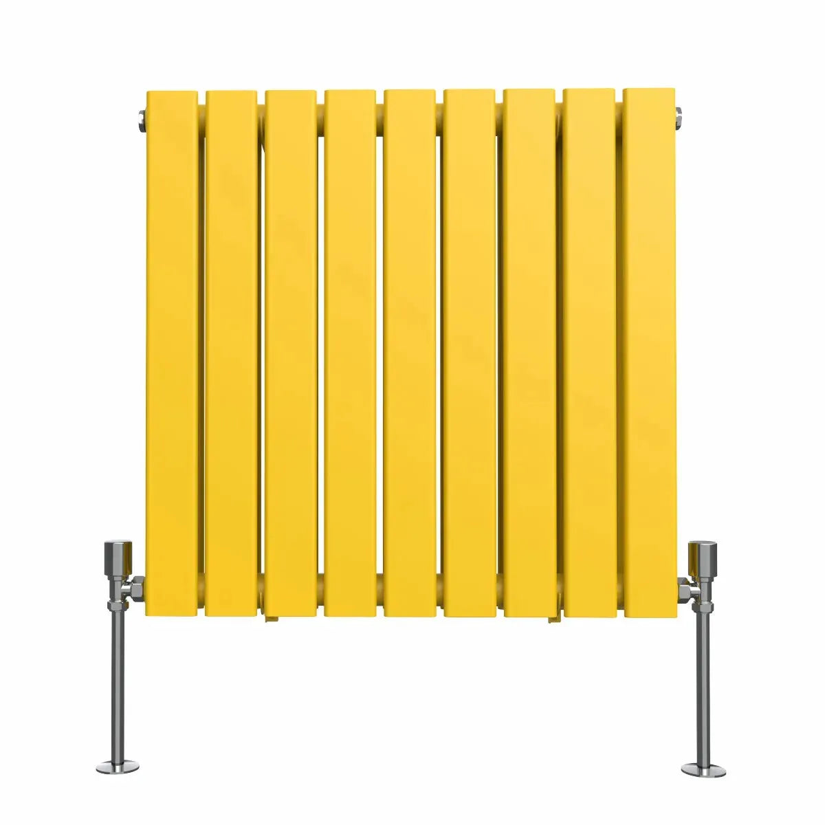 San Remo - Modern horizontal flat panel radiator zinc yellow