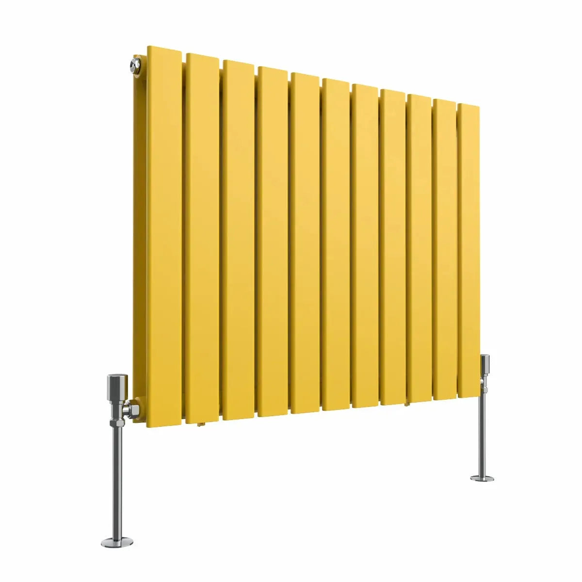 San Remo - Modern horizontal flat panel radiator zinc yellow