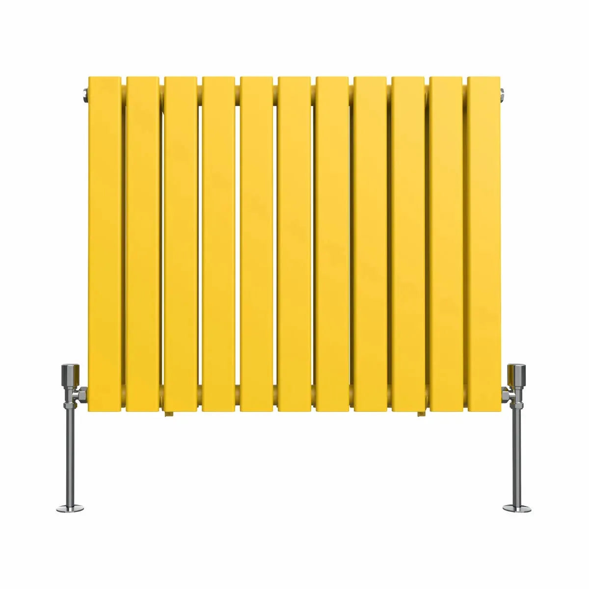 San Remo - Modern horizontal flat panel radiator zinc yellow