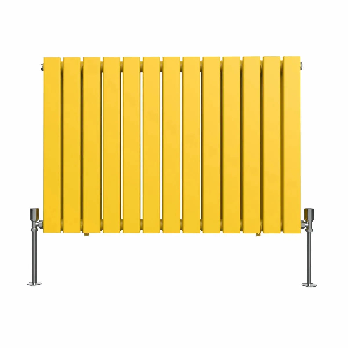 San Remo - Modern horizontal flat panel radiator zinc yellow