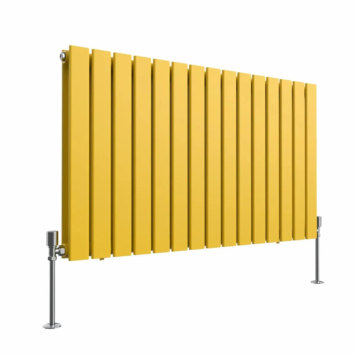 San Remo - Modern horizontal flat panel radiator zinc yellow