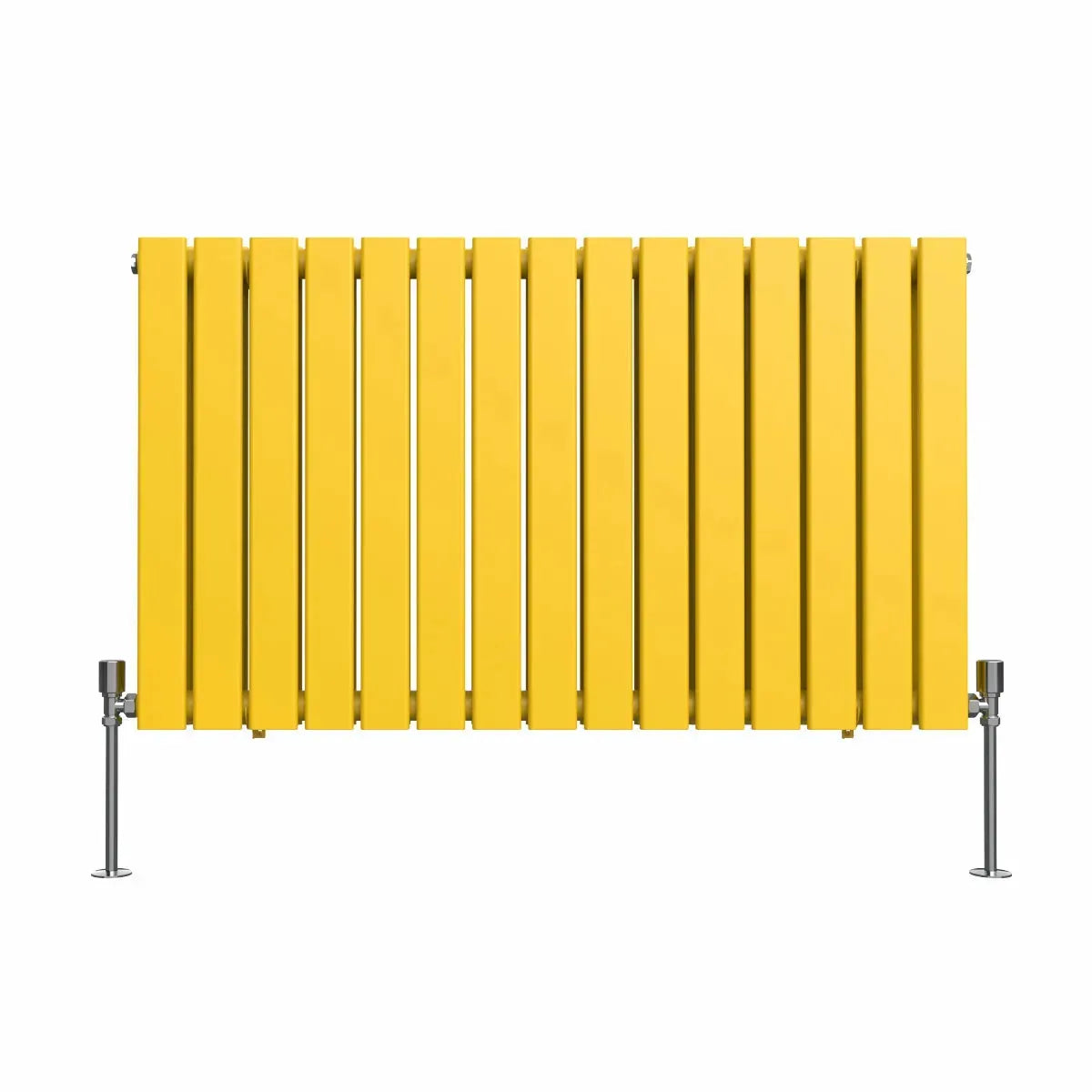 San Remo - Modern horizontal flat panel radiator zinc yellow