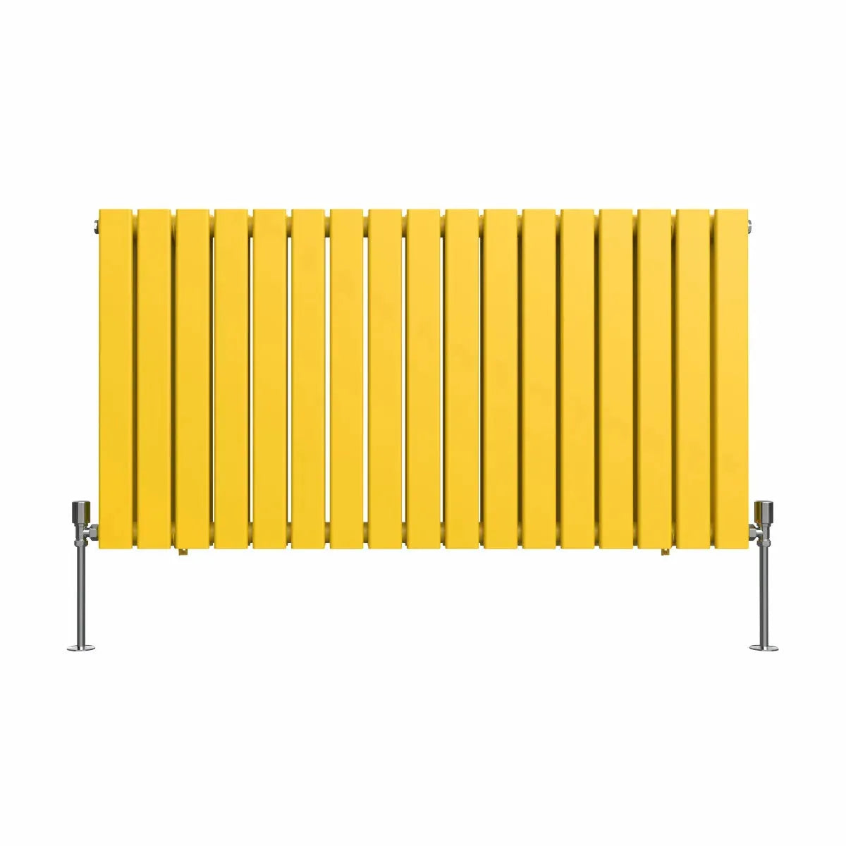 San Remo - Modern horizontal flat panel radiator zinc yellow