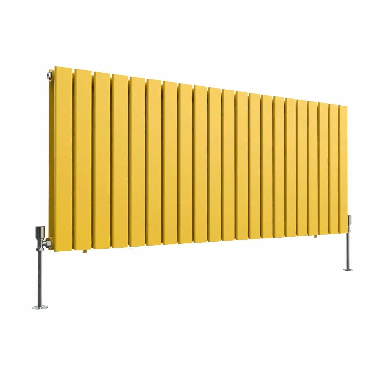 San Remo - Modern horizontal flat panel radiator zinc yellow