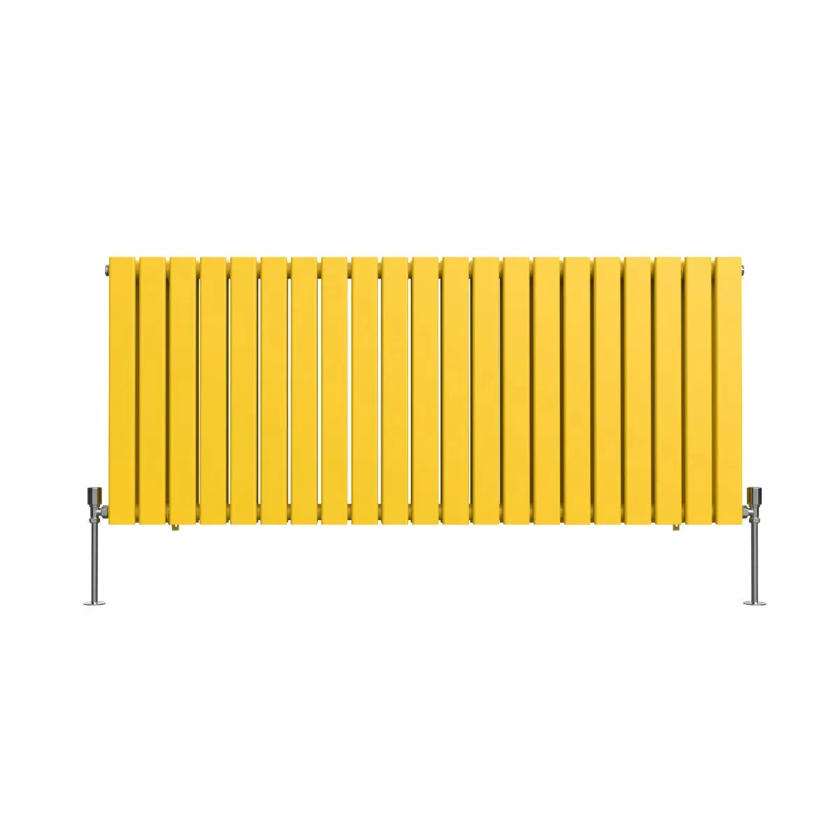 San Remo - Modern horizontal flat panel radiator zinc yellow