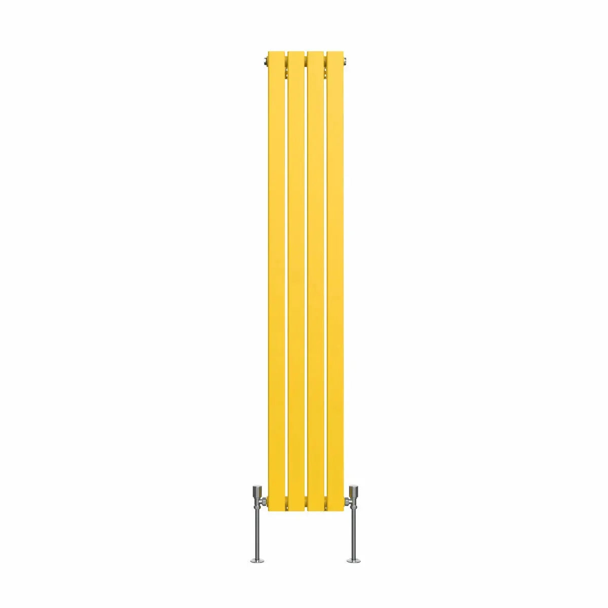 San Remo - Modern vertical flat panel radiator zinc yellow