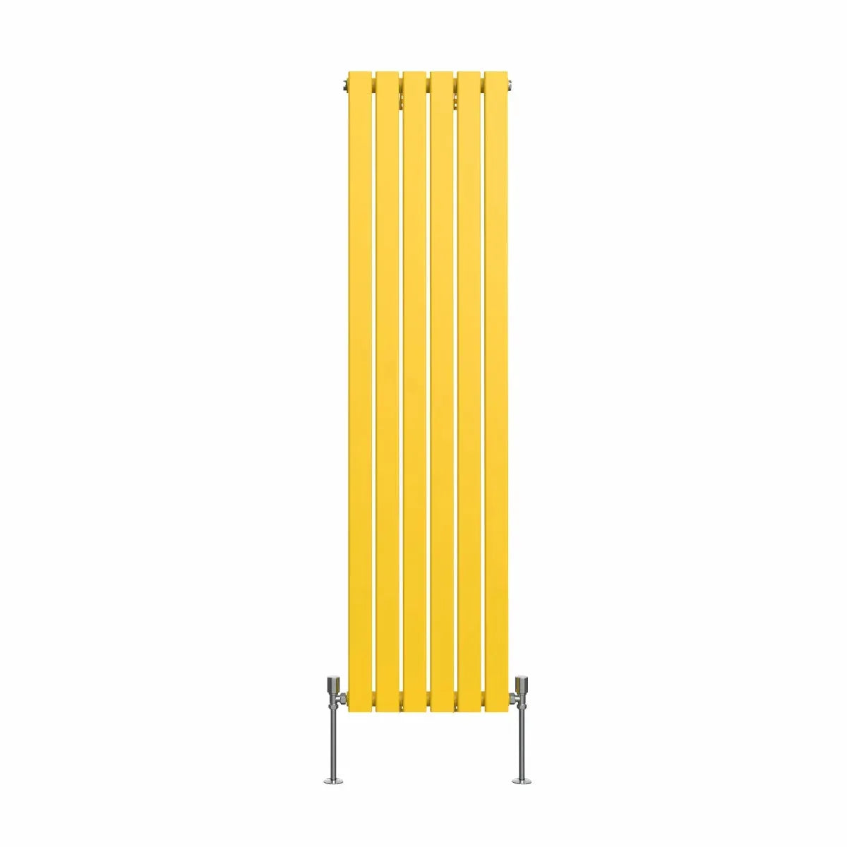 San Remo - Modern vertical flat panel radiator zinc yellow