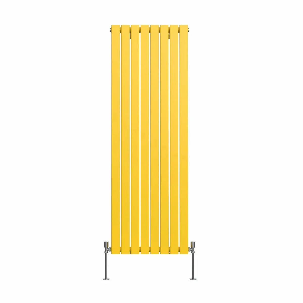 San Remo - Modern vertical flat panel radiator zinc yellow