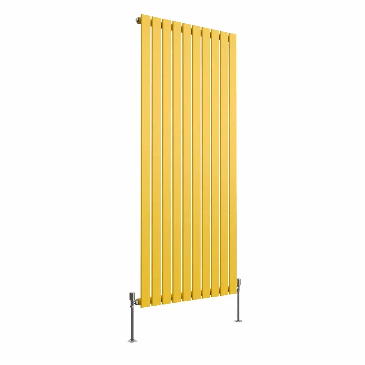 San Remo - Modern vertical flat panel radiator zinc yellow