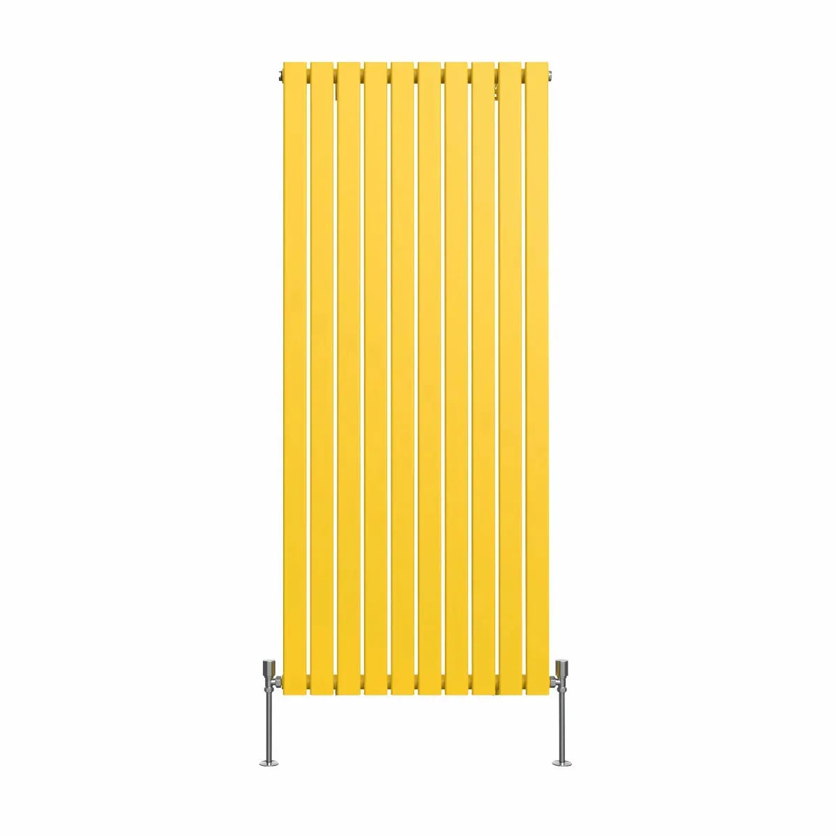 San Remo - Modern vertical flat panel radiator zinc yellow