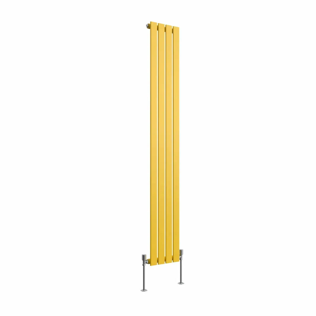 San Remo - Modern vertical flat panel radiator zinc yellow