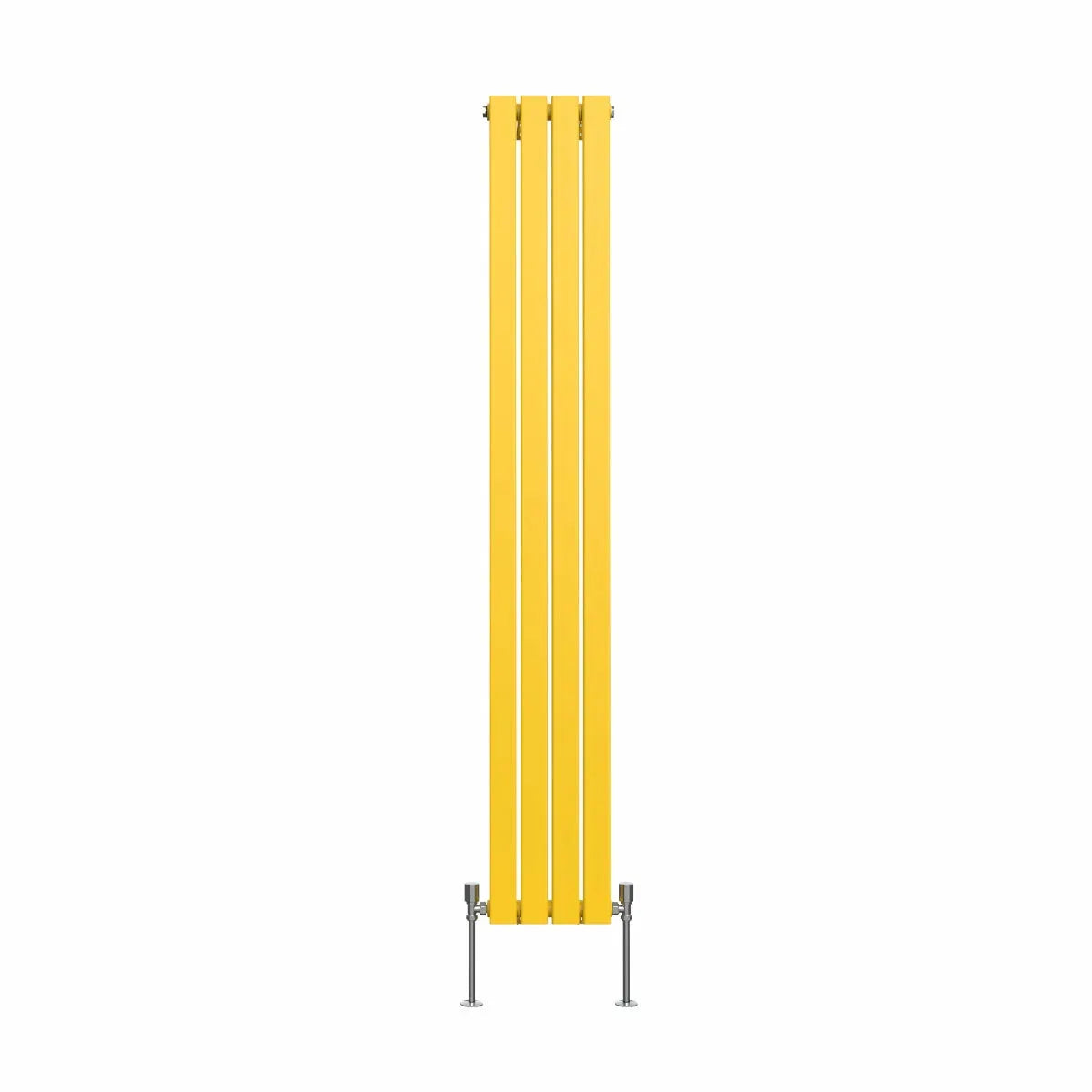 San Remo - Modern vertical flat panel radiator zinc yellow