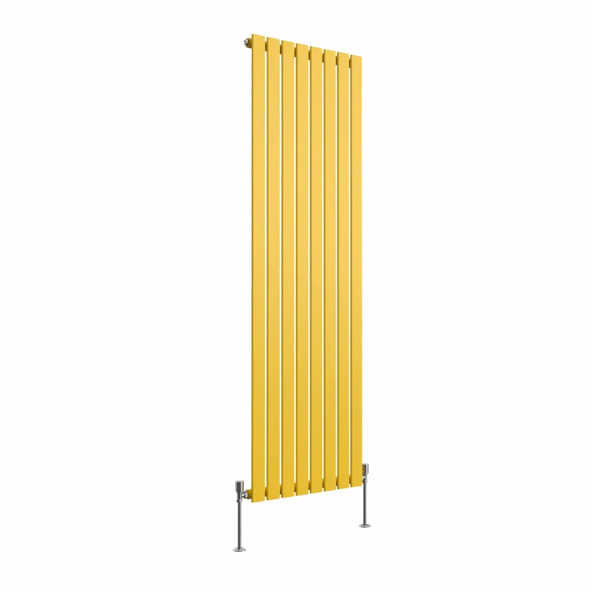 San Remo - Modern vertical flat panel radiator zinc yellow