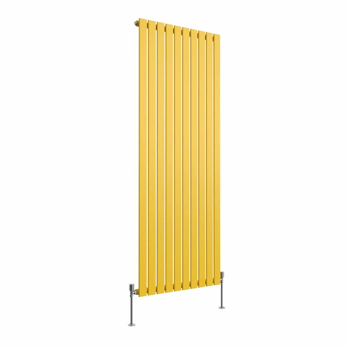 San Remo - Modern vertical flat panel radiator zinc yellow