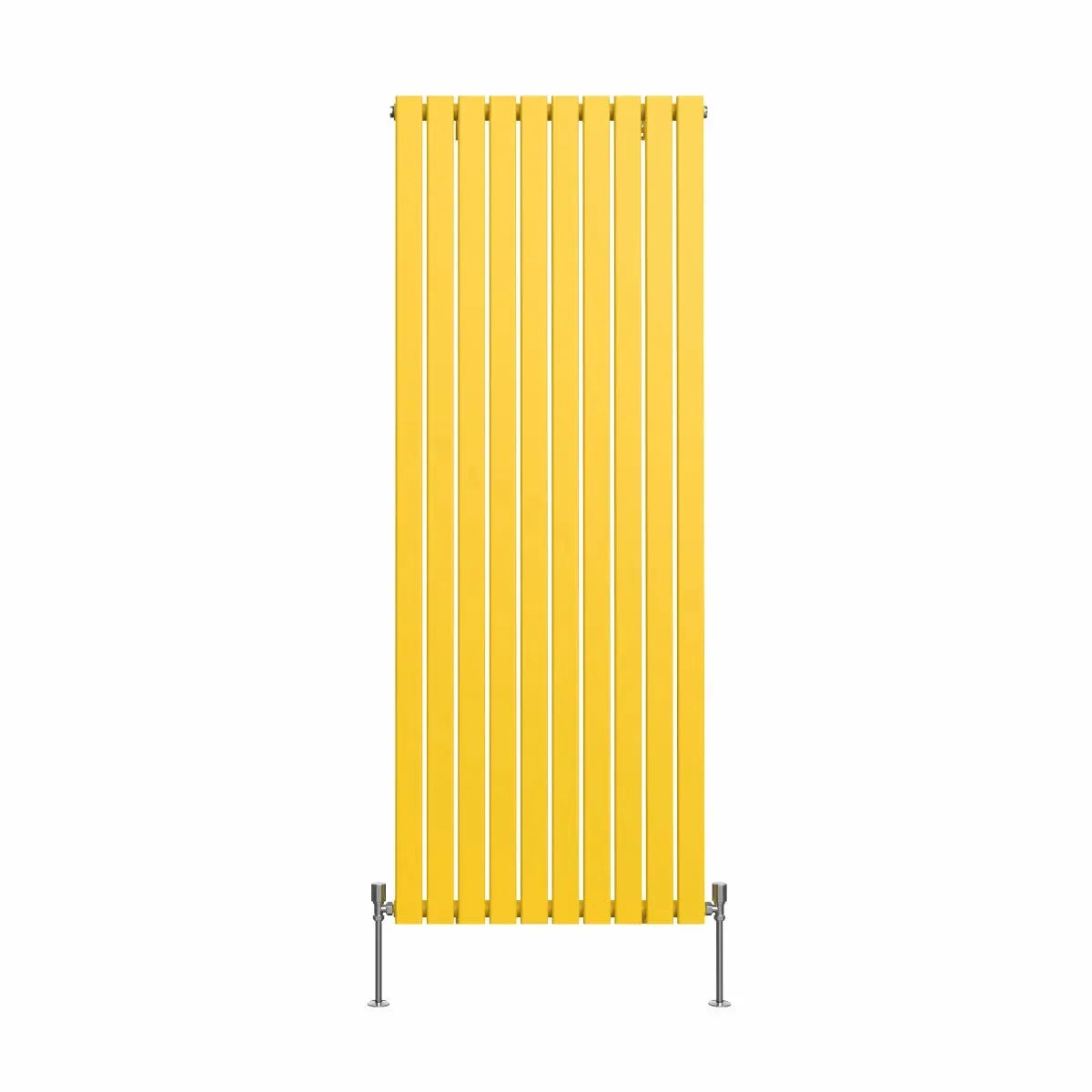 San Remo - Modern vertical flat panel radiator zinc yellow