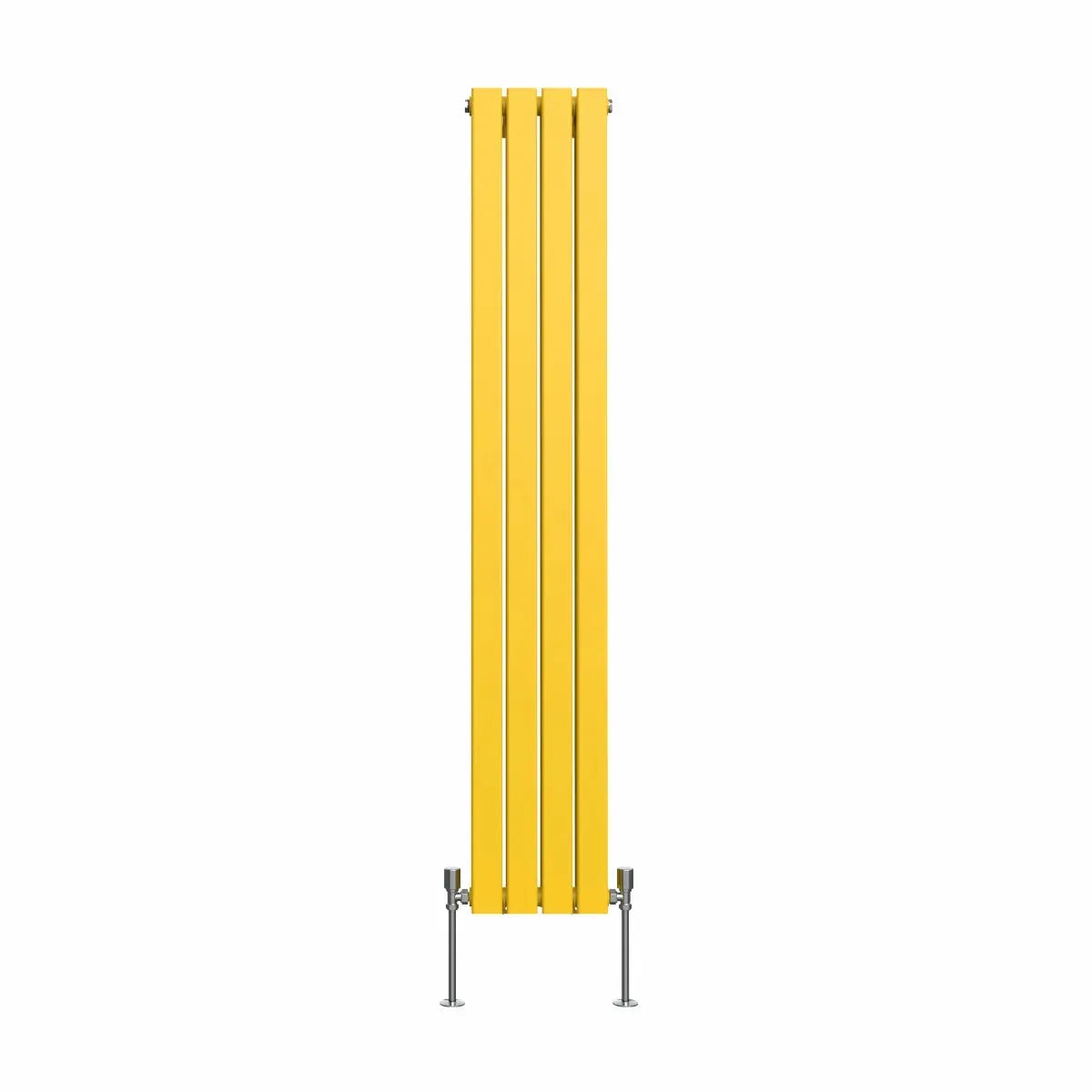 San Remo - Modern vertical flat panel radiator zinc yellow