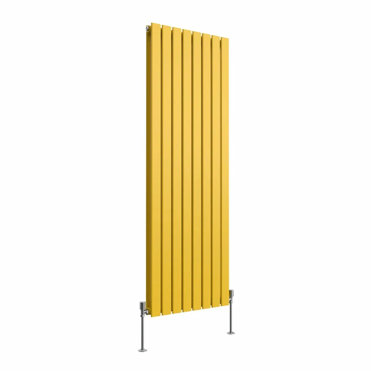 San Remo - Modern vertical flat panel radiator zinc yellow