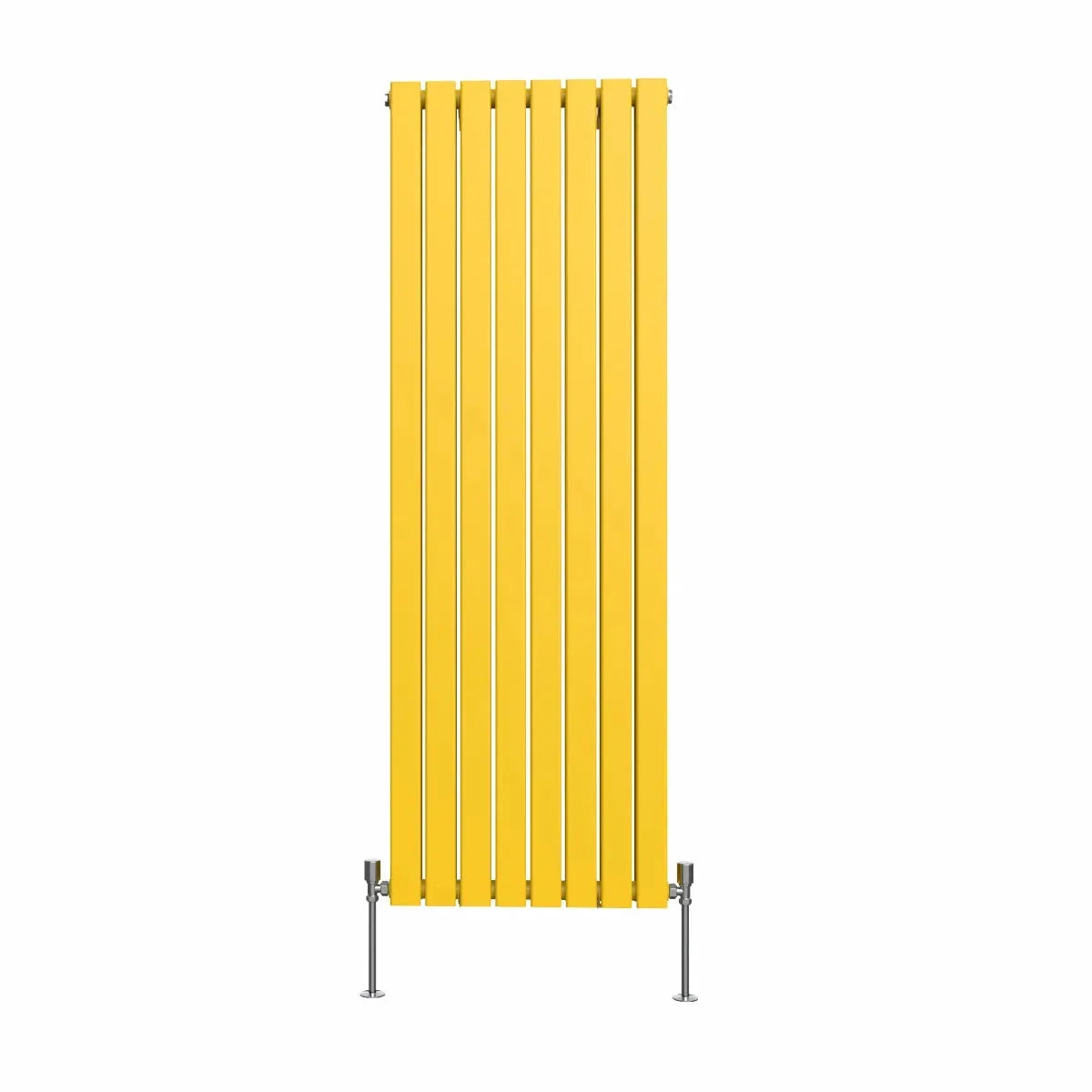 San Remo - Modern vertical flat panel radiator zinc yellow