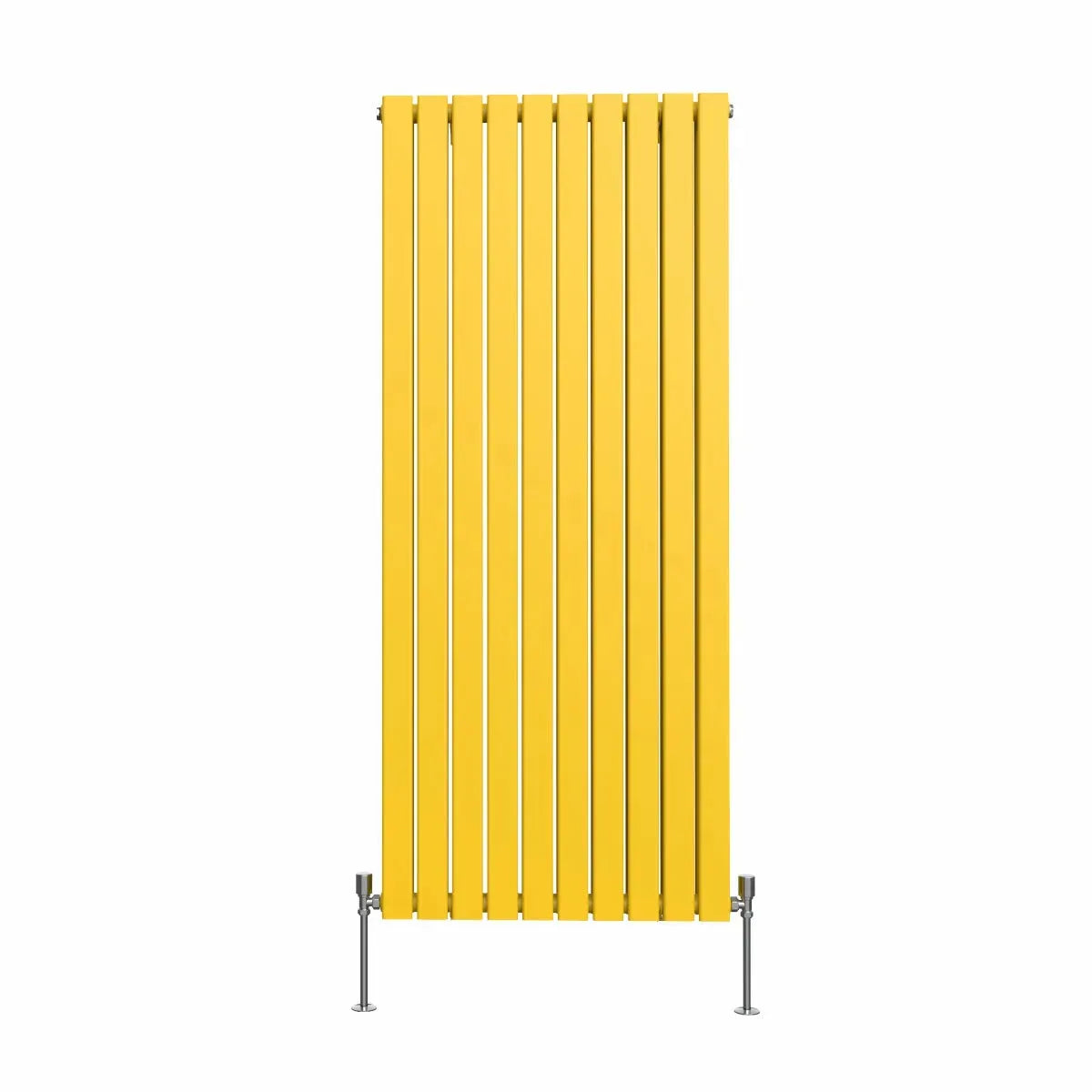 San Remo - Modern vertical flat panel radiator zinc yellow