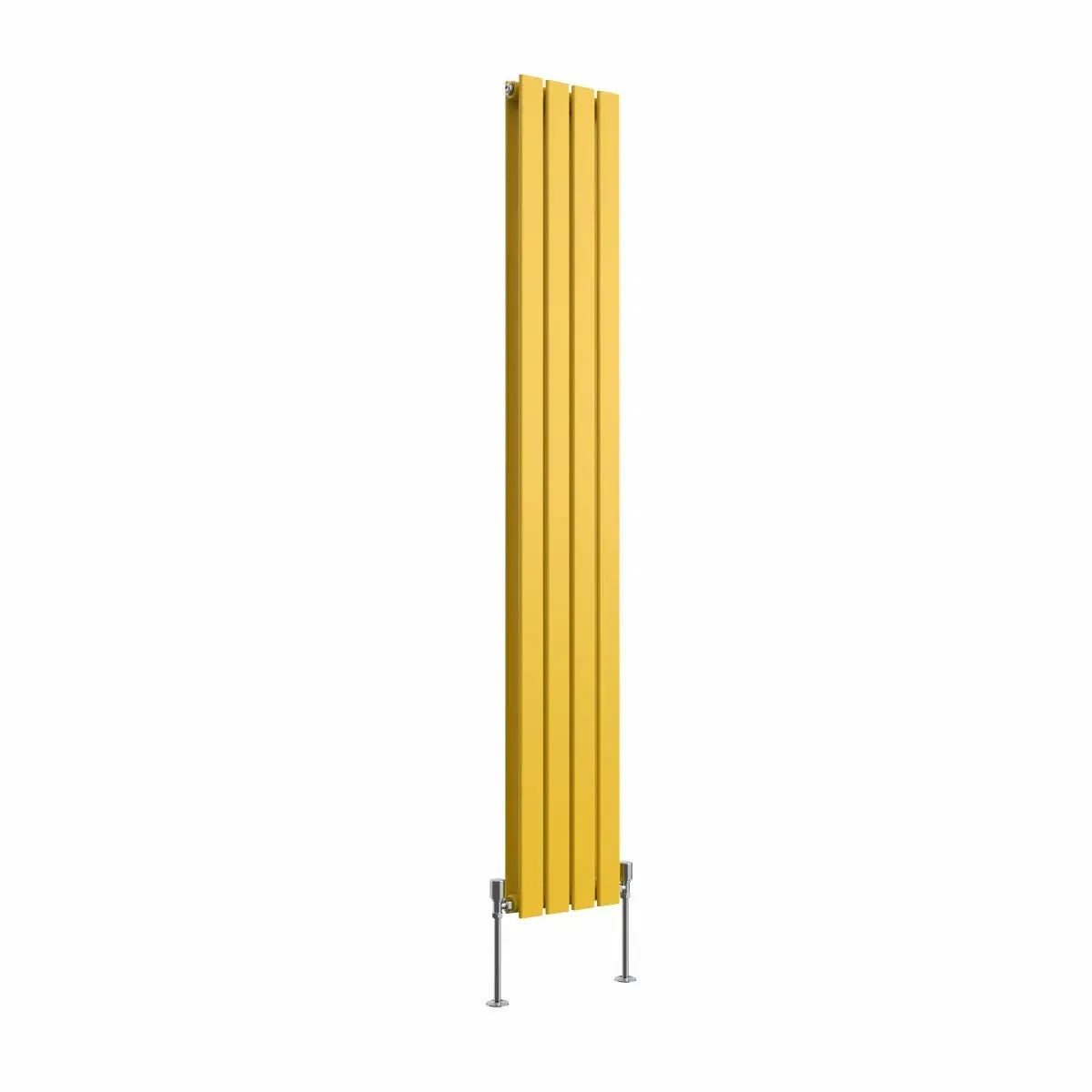 San Remo - Modern vertical flat panel radiator zinc yellow