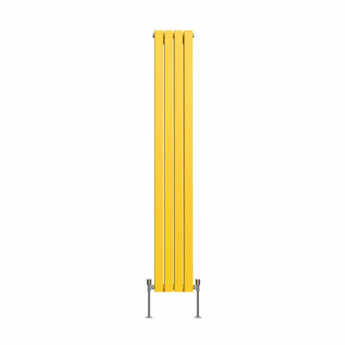 San Remo - Modern vertical flat panel radiator zinc yellow