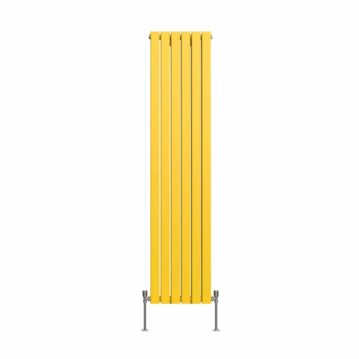 San Remo - Modern vertical flat panel radiator zinc yellow