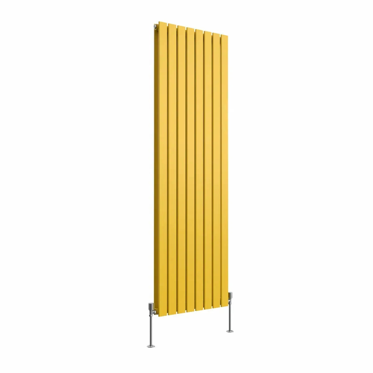 San Remo - Modern vertical flat panel radiator zinc yellow