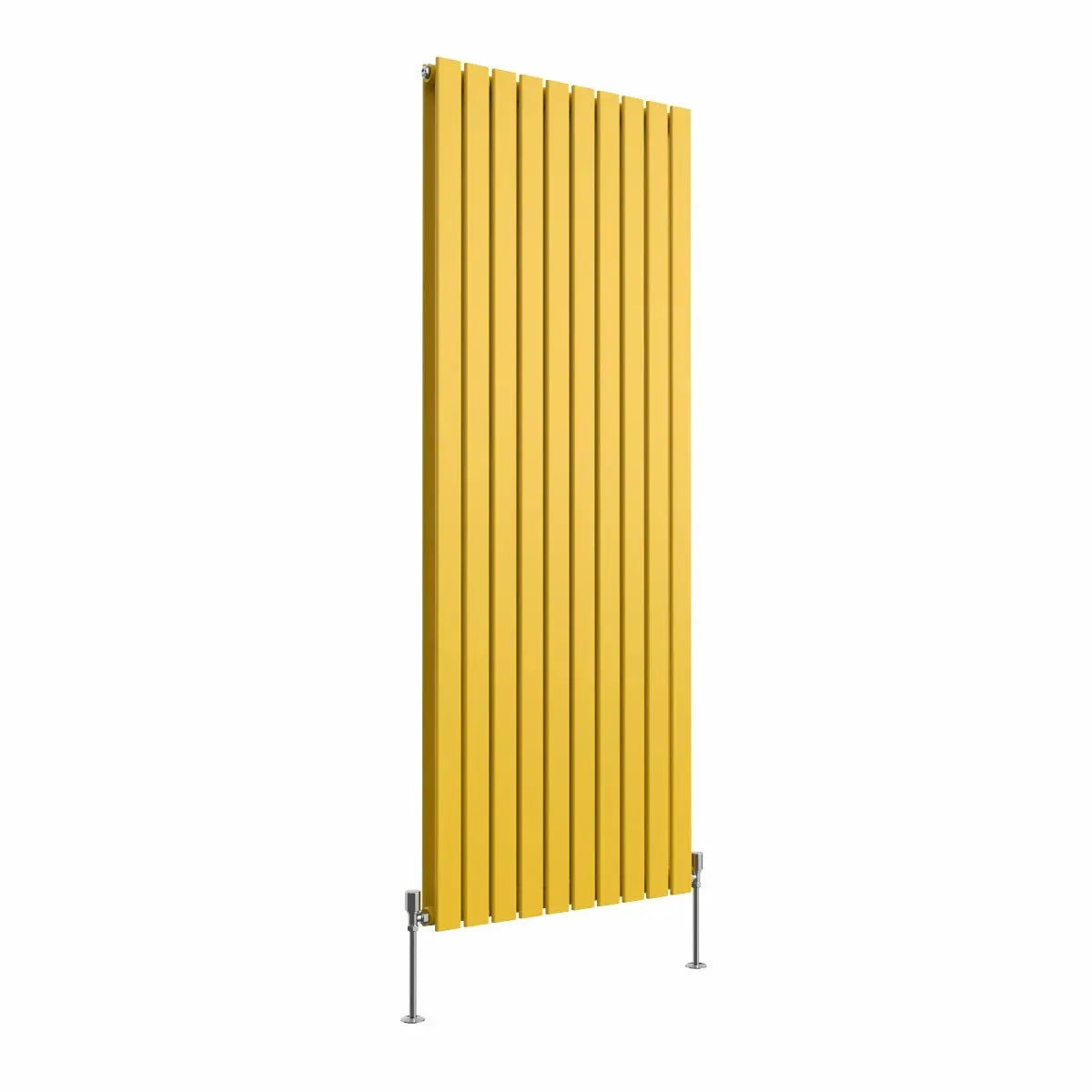 San Remo - Modern vertical flat panel radiator zinc yellow