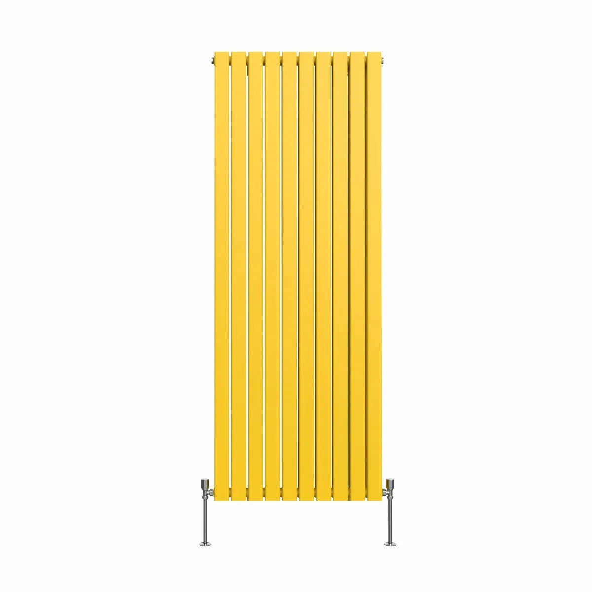 San Remo - Modern vertical flat panel radiator zinc yellow