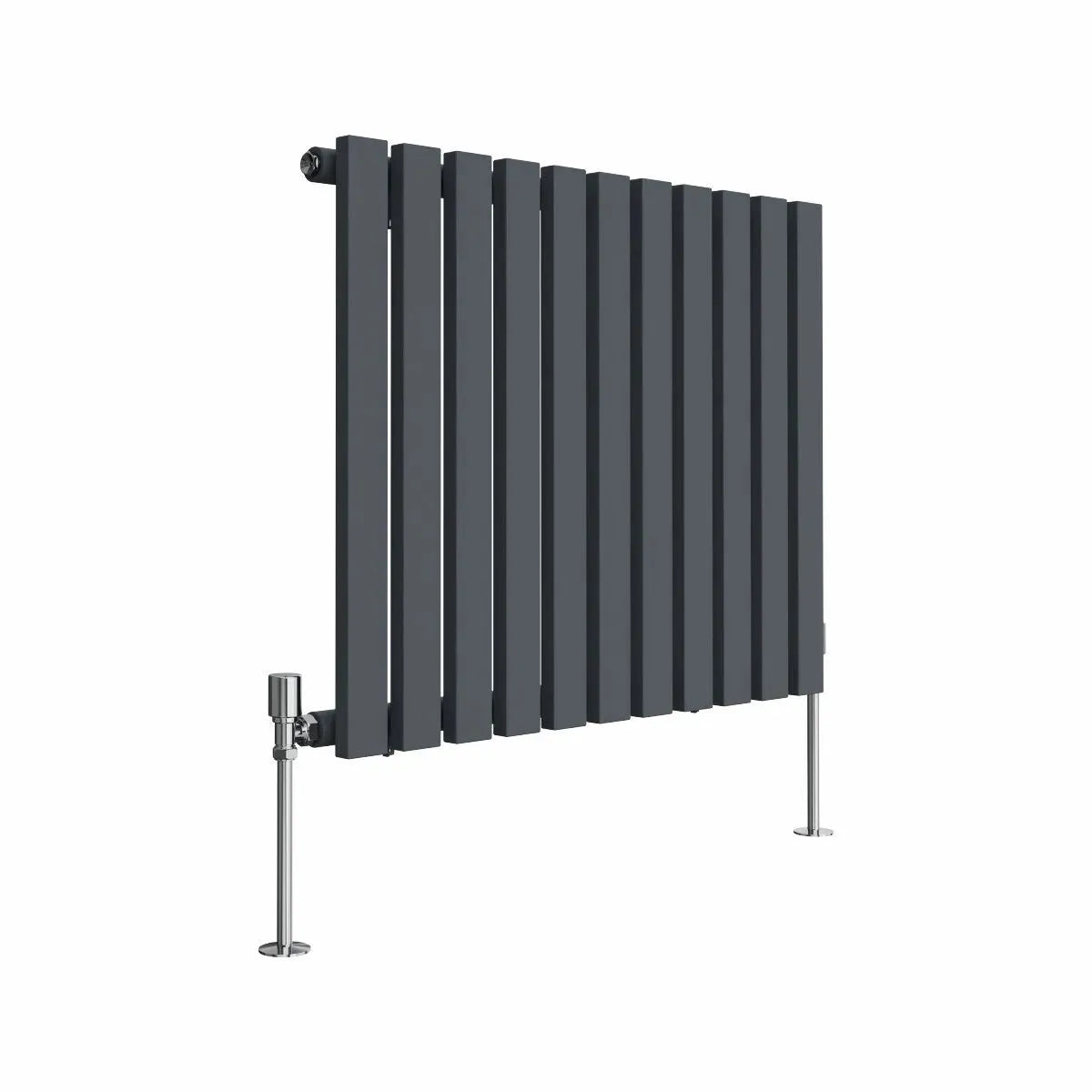 Teramo - Modern horizontal flat panel radiator anthracite