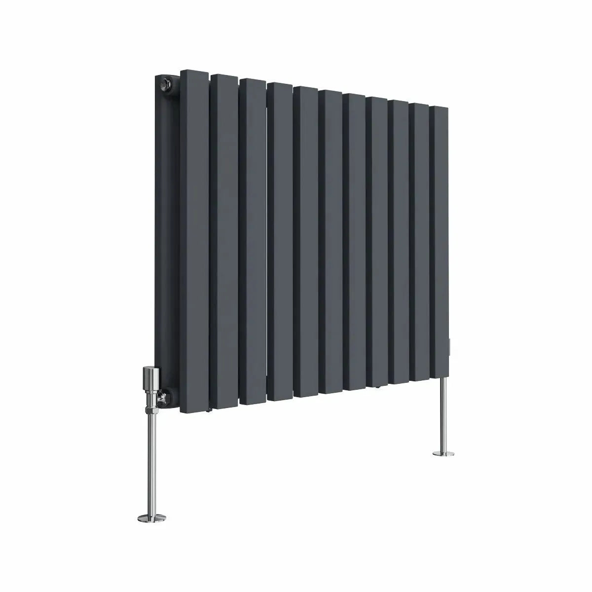 Teramo - Modern horizontal flat panel radiator anthracite