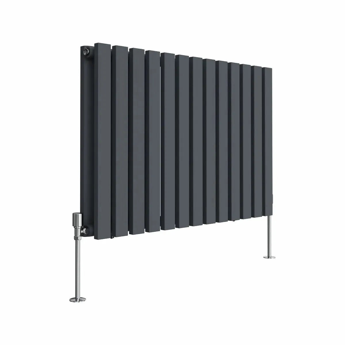 Teramo - Modern horizontal flat panel radiator anthracite