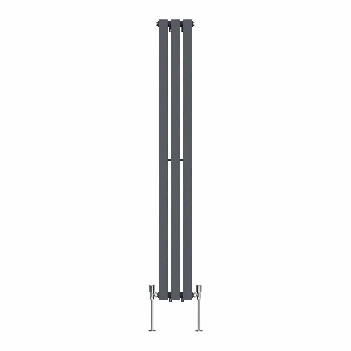 Teramo - Modern vertical flat panel radiator anthracite