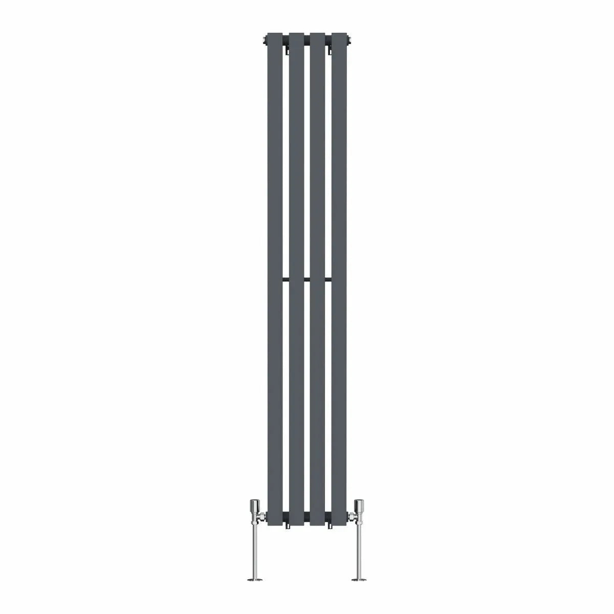 Teramo - Modern vertical flat panel radiator anthracite