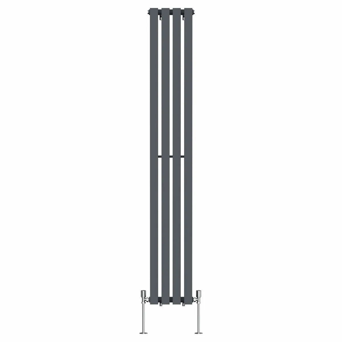 Teramo - Modern vertical flat panel radiator anthracite