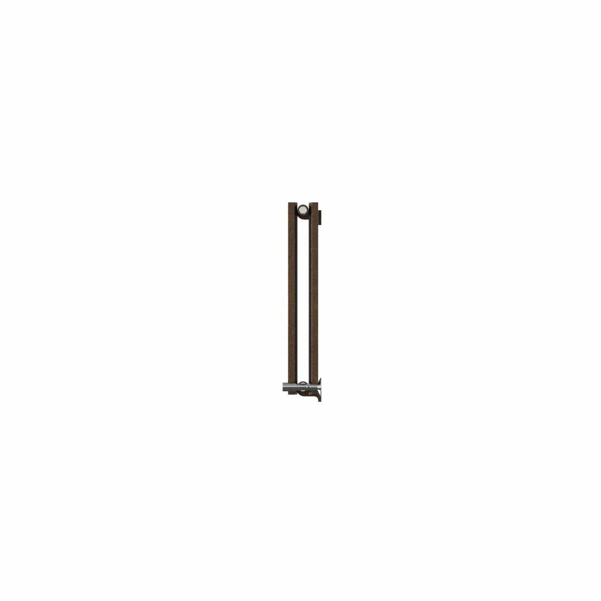 Teramo - Modern horizontal flat panel radiator blackened copper