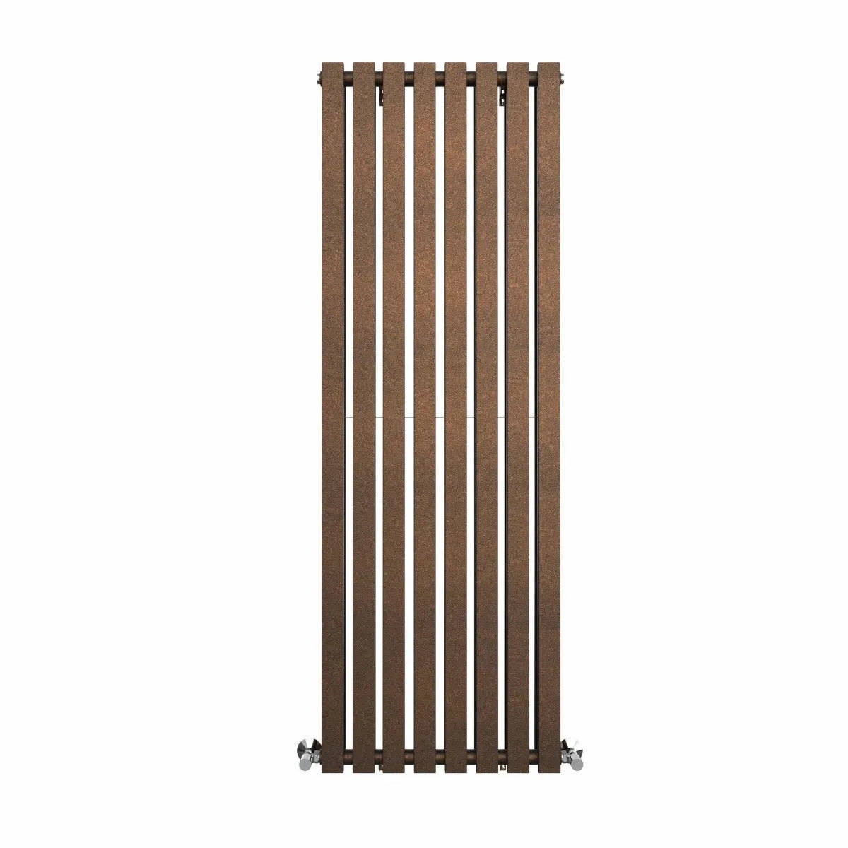 Teramo - Modern vertical flat panel radiator blackened copper