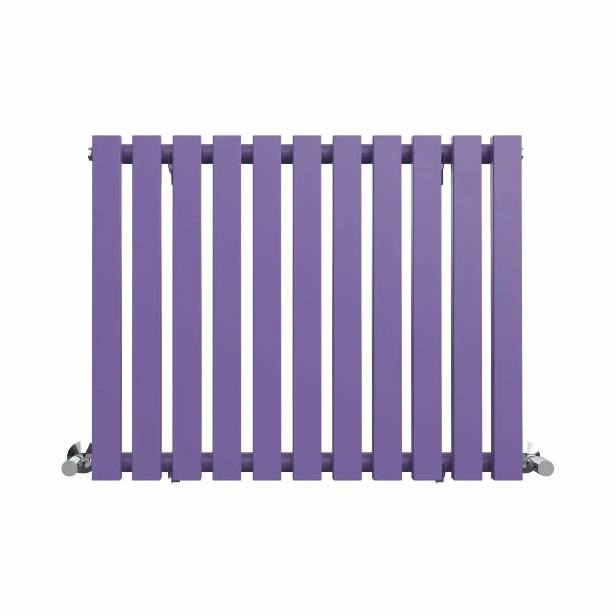 Teramo - Modern horizontal flat panel radiator blue lilac