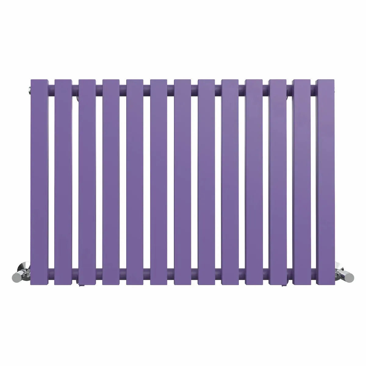 Teramo - Modern horizontal flat panel radiator blue lilac