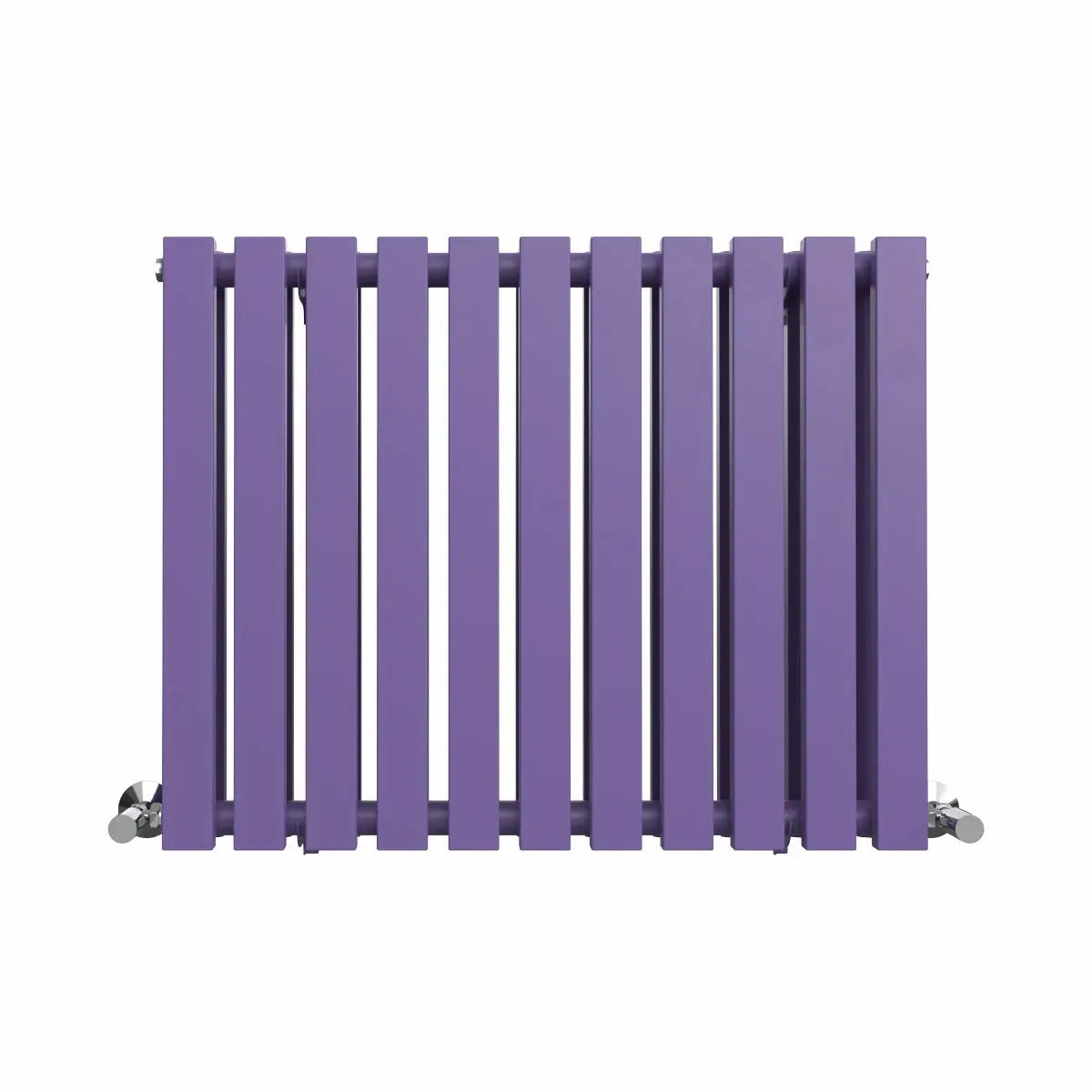 Teramo - Modern horizontal flat panel radiator blue lilac