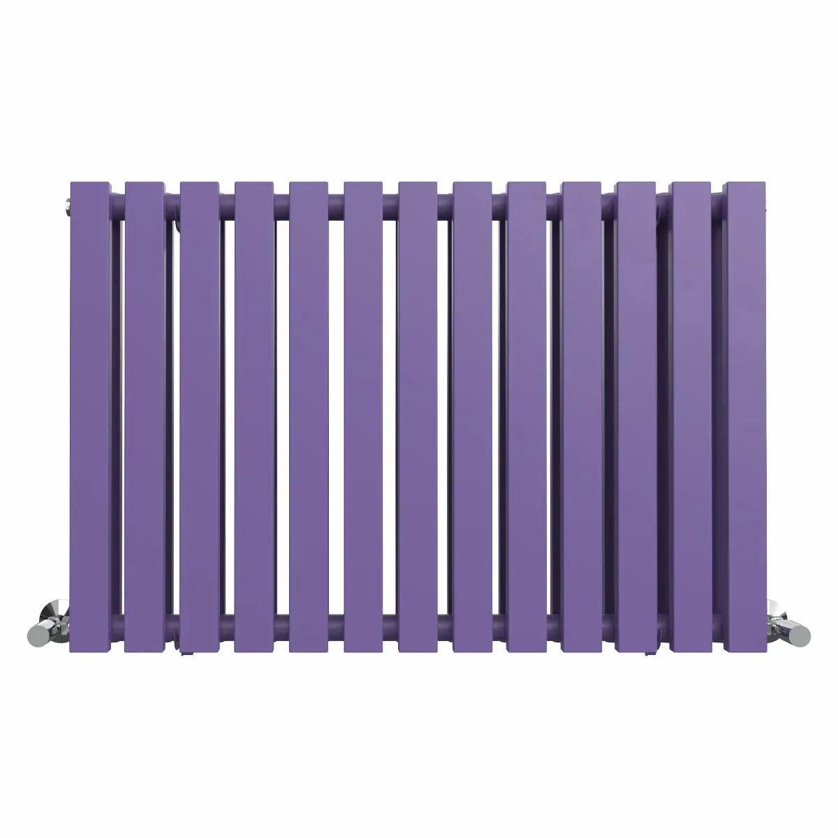 Teramo - Modern horizontal flat panel radiator blue lilac