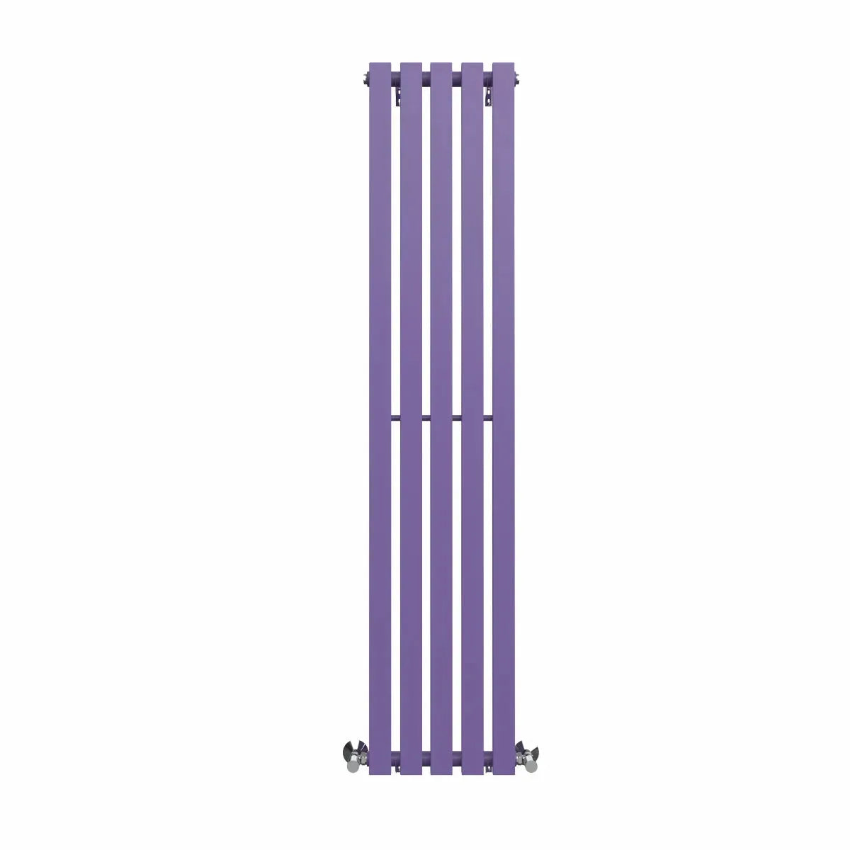 Teramo - Modern vertical flat panel radiator blue lilac