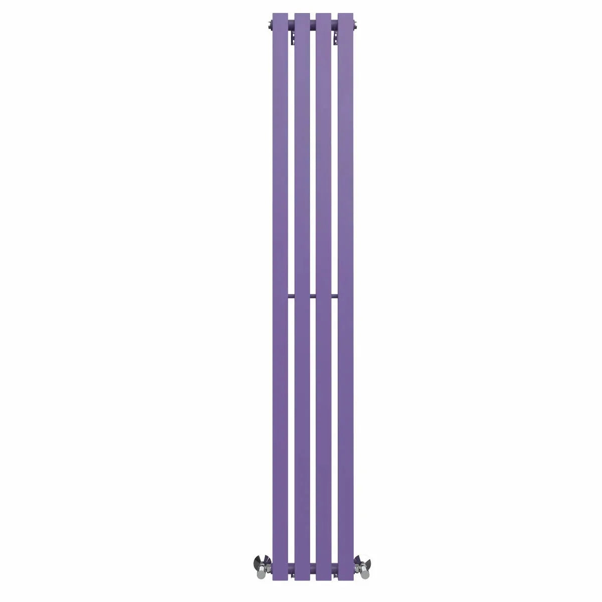 Teramo - Modern vertical flat panel radiator blue lilac