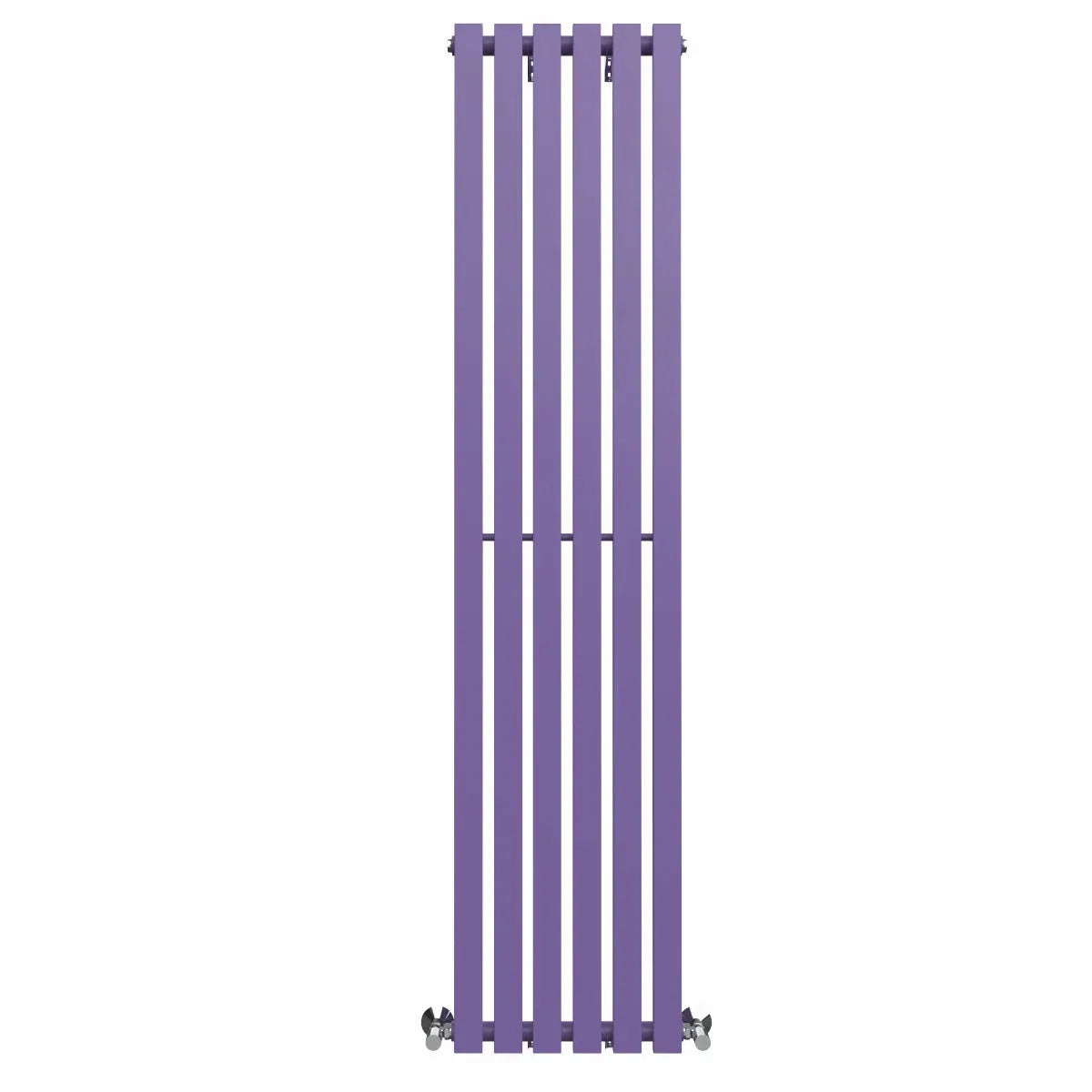 Teramo - Modern vertical flat panel radiator blue lilac